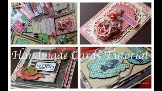 Handmade Cards Tutorial by Sampada | Cards using DCWV Papers