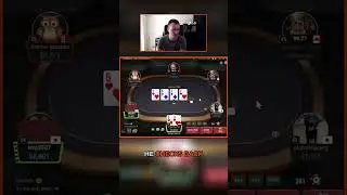 Blind vs.blind action in a $25/$50 game #pokeronline #shorts