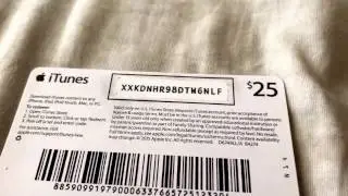 Free 25$ dollar iTunes gift card