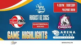 Cignal vs. Akari - Match Highlights | 2025 PVL On Tour