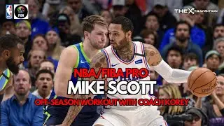 NBA Vet Mike Scott is Back!!! | Pro Workout with Coach Korey Harris