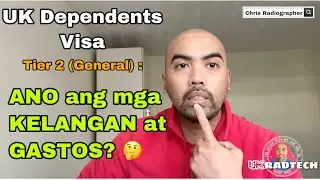 UK Dependents Visa(Tier 2 General) Requirements & Expenses | CHRIS RADIOGRAPHER | IONIZING CDG VLOGS