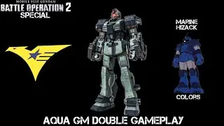 GBO2 Special: Aqua GM Double Gameplay (Marine Hizack Colors)