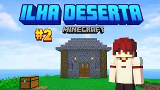Finalmente o Portal do Nether! Construindo a Casa Ilha deserta | EP. 2