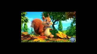 Funny Squirrel Chases Falling Acorn! 😂 | Cute 3D Cartoon Animal Video
