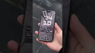 Black Vision Forest Wallpaper, Info Widget iPhone Setup. #iphonecustomization #iphonesetup