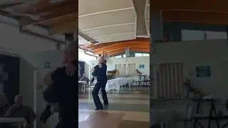 Huibrecht, 69 Years young, performing for the residents of Westonaria retirement village.