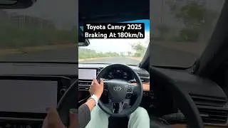 Toyota Camry 2025 Performance Test & Brake Test At 160km/h !!