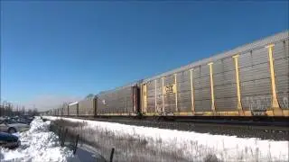 Canadian Pacific 8725 east at Ogden Dunes, IN