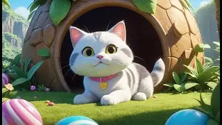 Cookie Cat and the Jellybean Jungle | Sweet Adventure Song for Kids | Jellybean Jungle Rhyme