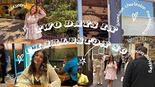 two days in CHARLESTON SC | 🦀🌴travel itinerary, MUST SEE recommendations, and vlog!