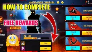 HOW TO COMPLETE CHAOS ATTACK EVENT | FREE FIRE VENOM EVENT | CHAOS ATTACK EVENT FREE FIRE | X-VENOM