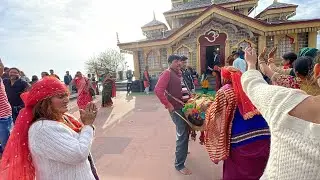 Surkanda Devi मंदिर में मंडान के समय माता रानी के दर्शन 🥰