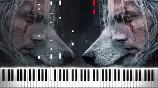 The Song Of The White Wolf (The Witcher) - Piano Cover/Tutorial - Piano Vampire