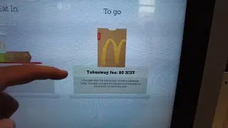 McDonalds Charges for TAKE AWAY AND DRIVE THRU!!! - Eric Clark Travel Videos