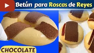 ✅PASTA|BETÚN de CHOCOLATE para ROSCA de REYES👑Dulce Hogar Recetas💕2025