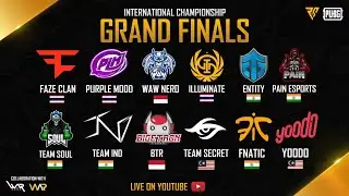 PMIC GRAND FINALS | PUBG MOBILE INTERNATIONAL CHAMPIONSHIP &bull; SOUL , FNATIC , BTR , ENTITY , PLM