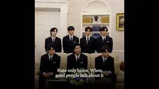 BTS white house | meet the president biden