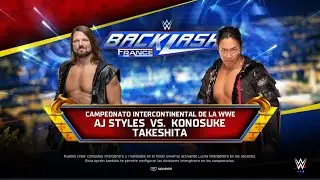 AJ Styles vs Konosuke Takeshita / INTERCONTINENTAL CHAMPION