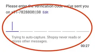Shopsy App Fix Please Enter The Verification Code We're Sent You Login OTP Not Comming Problem Solve