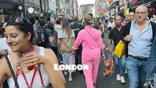 Walking Around Soho London  On Pride in London 2023 With 35,000 people&nbsp;