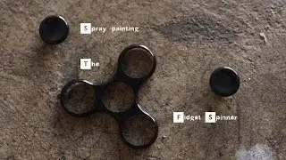 Spray painting Fidget Spinner