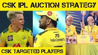 CSK auction strategy|Chennai super kings targeted players|IPL mini Auction 2022
