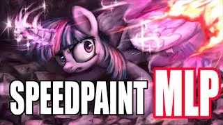 SpeedPaint: MLP Twilight Sparkle vs Tirek