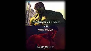 Hulk vs Red Hulk (MCU)