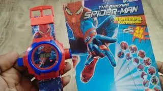 Spiderman Projector Watch Unboxing And Testing 😍