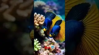 Betta Fish Take Over Company HQ😱#Shorts #Viral #shorts #BettaBlissWorld #3DFishMagic