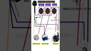 Cooler Wiring Connection # aircooler #coolerrepair # trendding #viralvideo