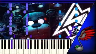 SayMaxWell & MiatriSs - Five Years at Freddy's (Piano Cover by Danvol) Synthesia HD