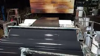 HOW COIL IS BEEN COATING WITH PAINT # USING ROLLER