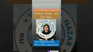 CONTOURA Vision Correction |Dr Aman Malik| LASIK eye Surgery | Best LASIK Surgeon In Delhi |CONTOURA