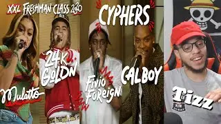 MULATTO, 24KGOLDN, FIVIO FOREIGN, CALBOY XXL 2020 CYPHER | FIRST REACTION