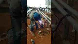 Piping Work #welder #fitter #fitting #material #pipe #gtaw #qc #workshop
