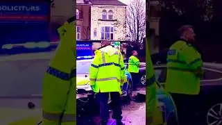 Полицейская авария! В ЧИТЭМ-ХИЛЛЕ | Водитель Audi задержан после погони на высокой скорости #манч...