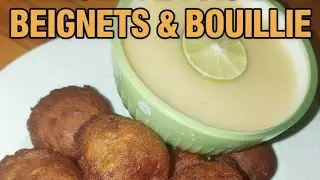 Beignets de banane bouillie de maïs | le petit déjeuner camerounais 🇨🇲