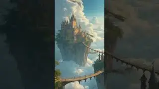 Замки на облаках #relaxingmusic #adventure #best #ai #animation