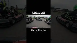 Club100 Whilton mill first lap #karting #racing #fast #gokart #drifting #kartracer #gofast