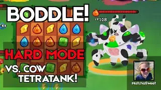 I DEFEATED COW TETRATANK IN HARD MODE IN FRENZY FARM!!!!!!! BODDLE!!