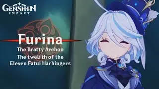 Furina Hydro Archon -  First Appearance Cutscene - Genshin Impact