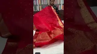 Chanderi silk saree #weavers #saree #purehandlooms #chanderisilk #tussarsilk #sareefashion