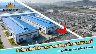 Are steel structures safe？Can they withstand earthquakes？😲#steelstructure  #metalbuildings