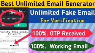 Unlimited Gmail Account Without Phone verification | Fake email kaise banaye | Temp mail 2025