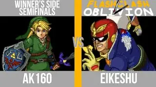 AK160 (Link) vs. eikeshu (Falcon) - Winner's Semifinals - Flash Clash: Oblivion