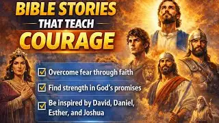 Bible Stories That Teach Courage &ndash; Be Inspired by David, Daniel, Esther & Joshua