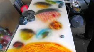 Spray Can Art Solar System