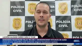 DF ALERTA - Bandidos registram falso roubo e desmancham veículos de luxo